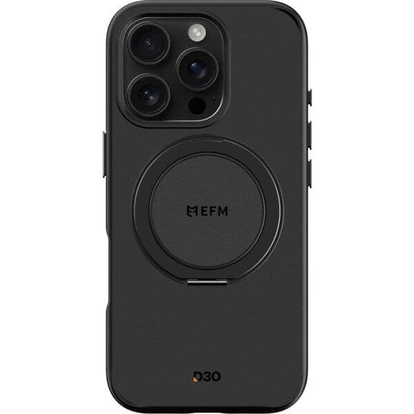 iPhone 16 Pro EFM Alta D3O Bio Case Compatible For- Black