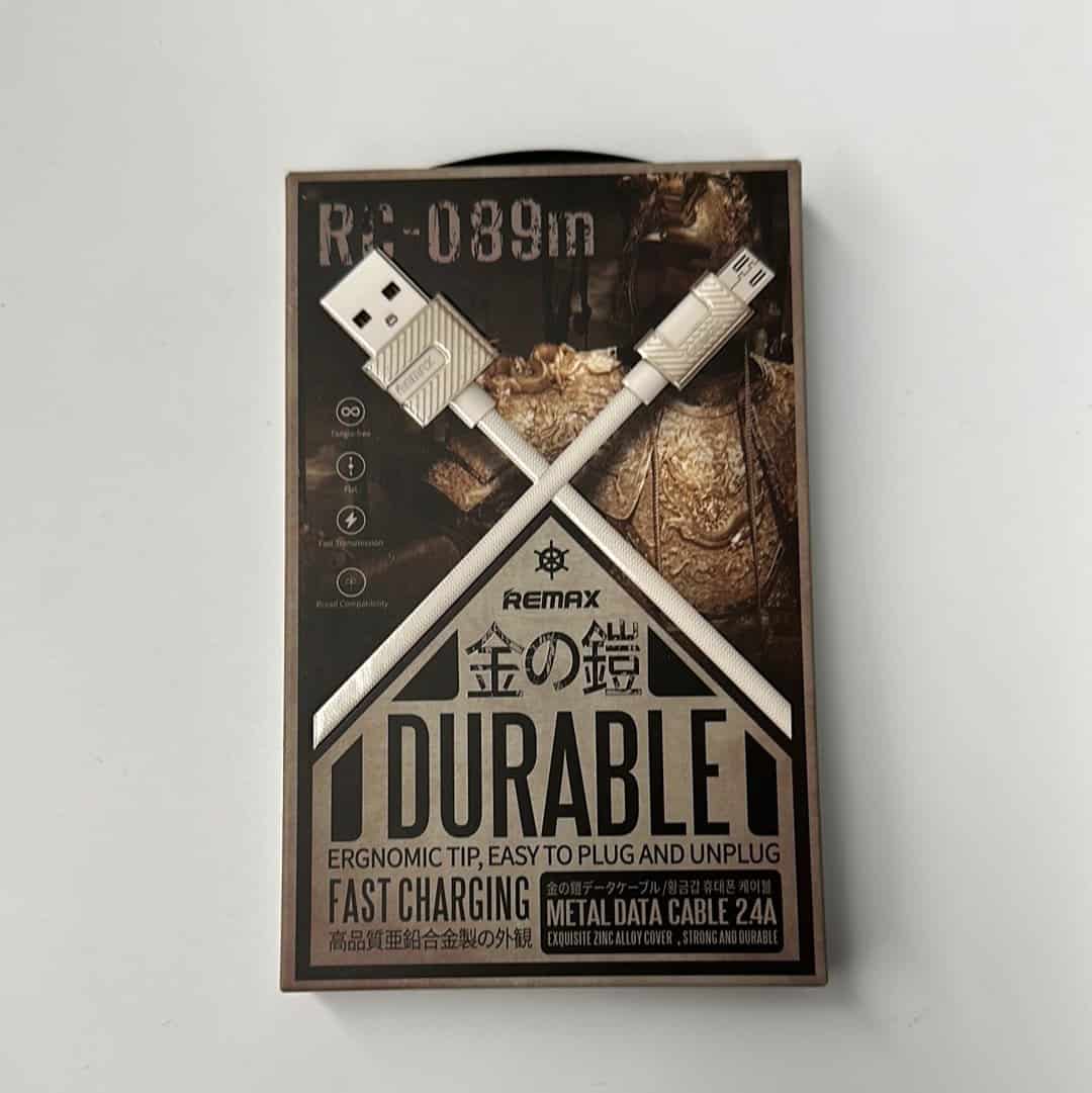 Remax Armor Series Data Cable 1M [3.0A]  Micro-USB
