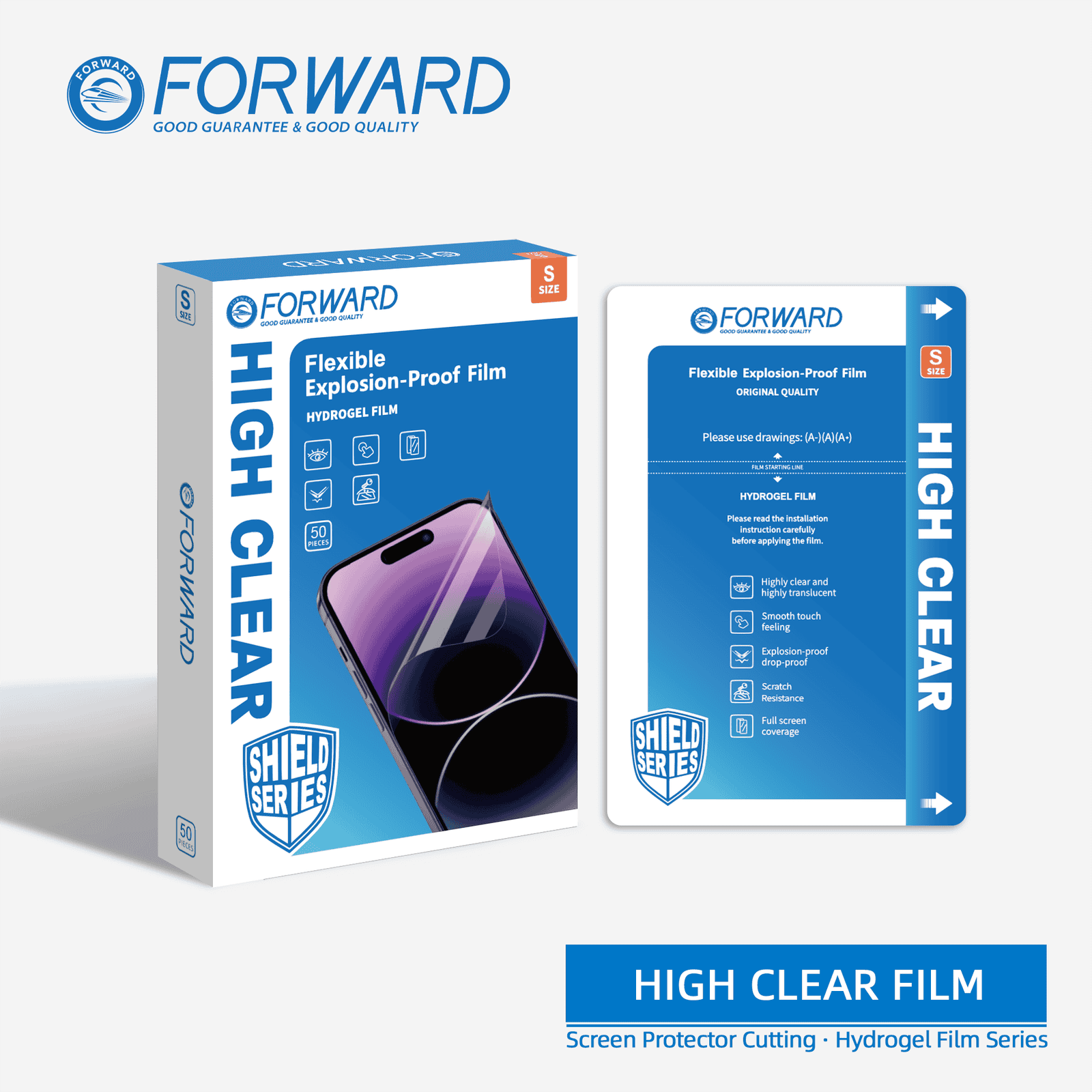 FORWARD High Clear Hydrogel Film (50 pcs)