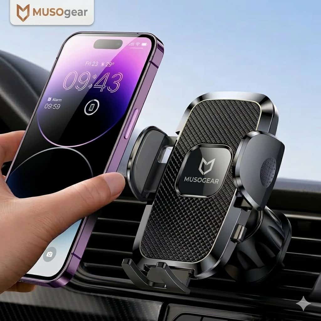MUSOgear Mechanical Car Air Vent Holder (MGCH-02)
