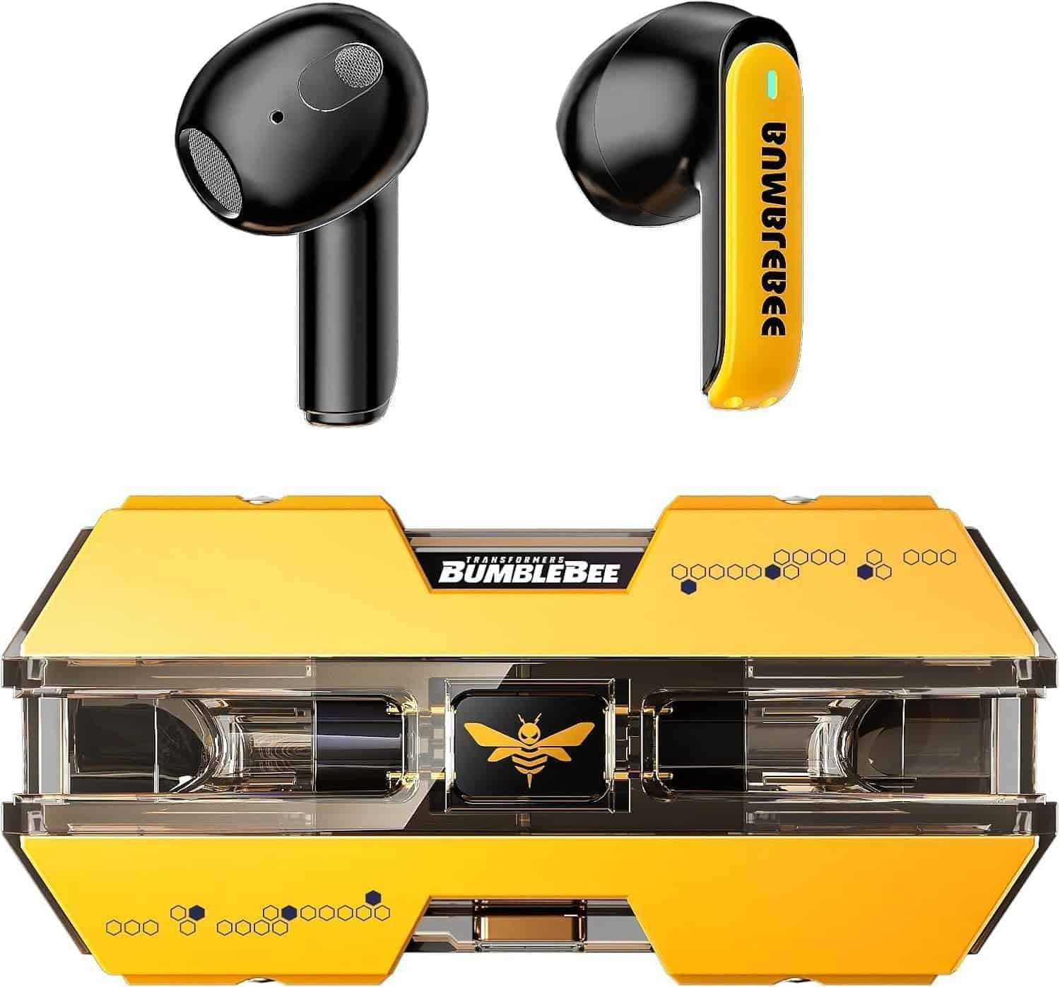 Transformers Shockwave True Wireless Earphones Yellow TF-T01