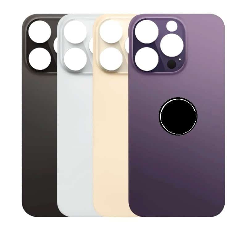 iPhone 14 Pro Max Compatible Back Glass A+(With Logo)MBG
