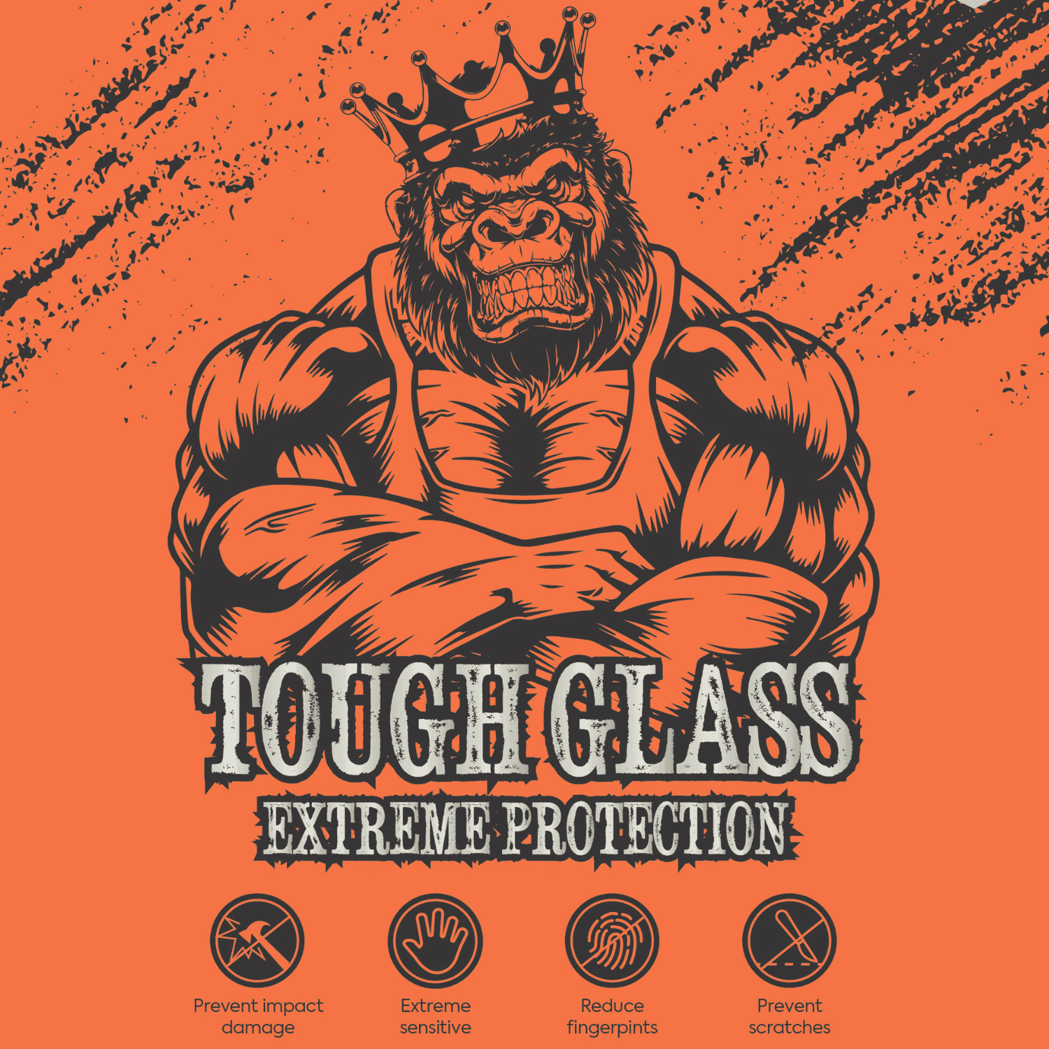 MUSO Tough Glass Extreme 9D Full TPG Screen Protector – iPhone