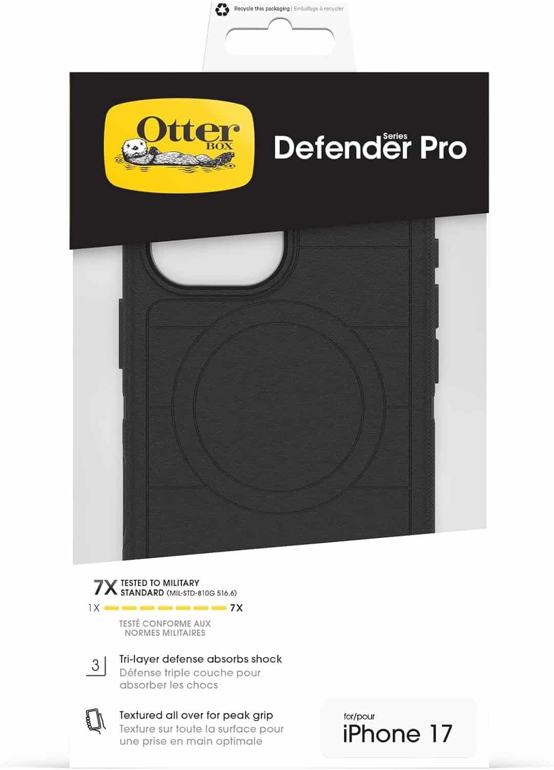 iPhone 17 Otterbox Defender Pro MagSafe Case For-Black