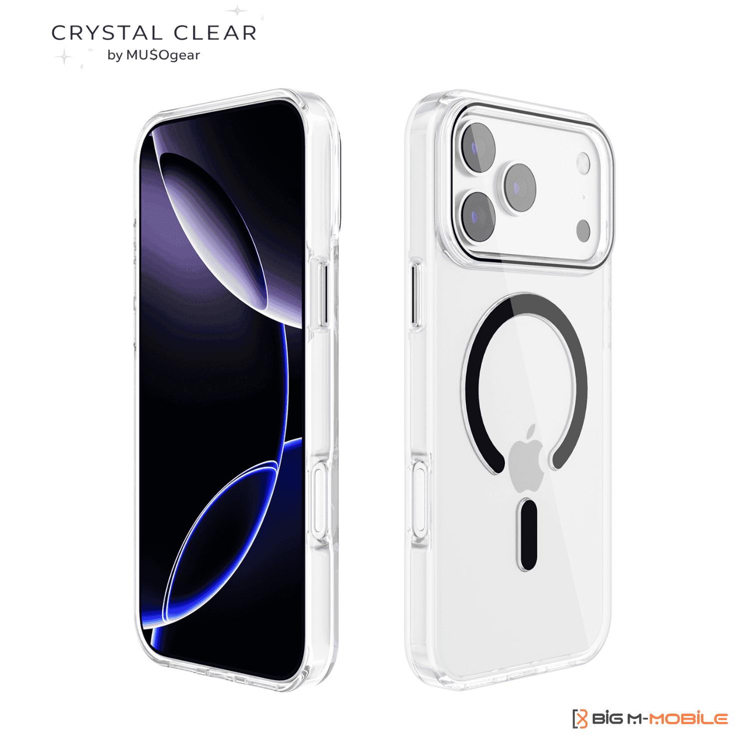 iPhone 15 Pro Max Muso Gear Crystal Clear Case