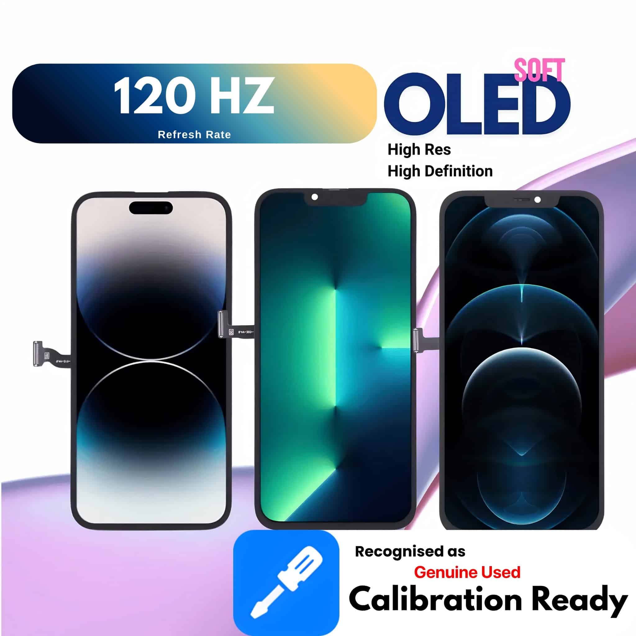 iPhone 17 Pro Max Compatible Diagnosable Soft OLED LCD