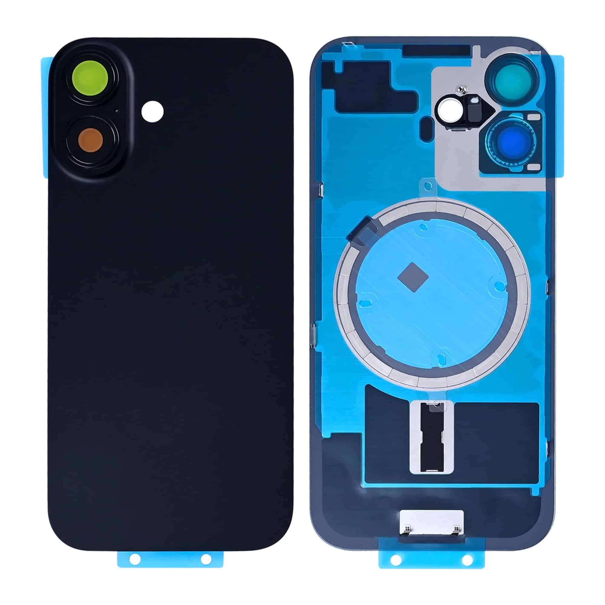 iPhone 17 Compatible Back Glass Assembly with MagSafe[With Logo] [Black]
