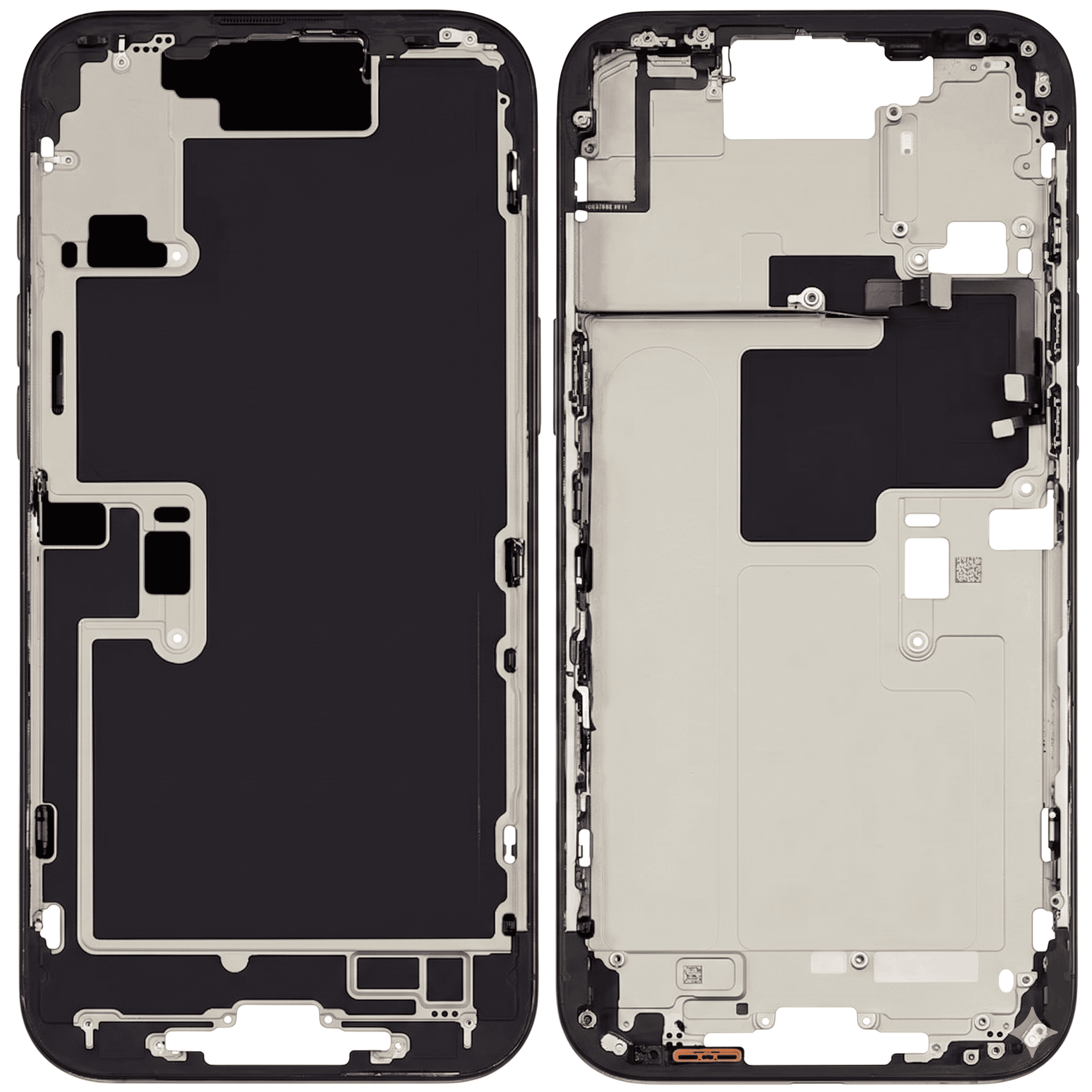 iPhone 16 Pro Max Compatible Middle Frame Housing(No Camera Control)