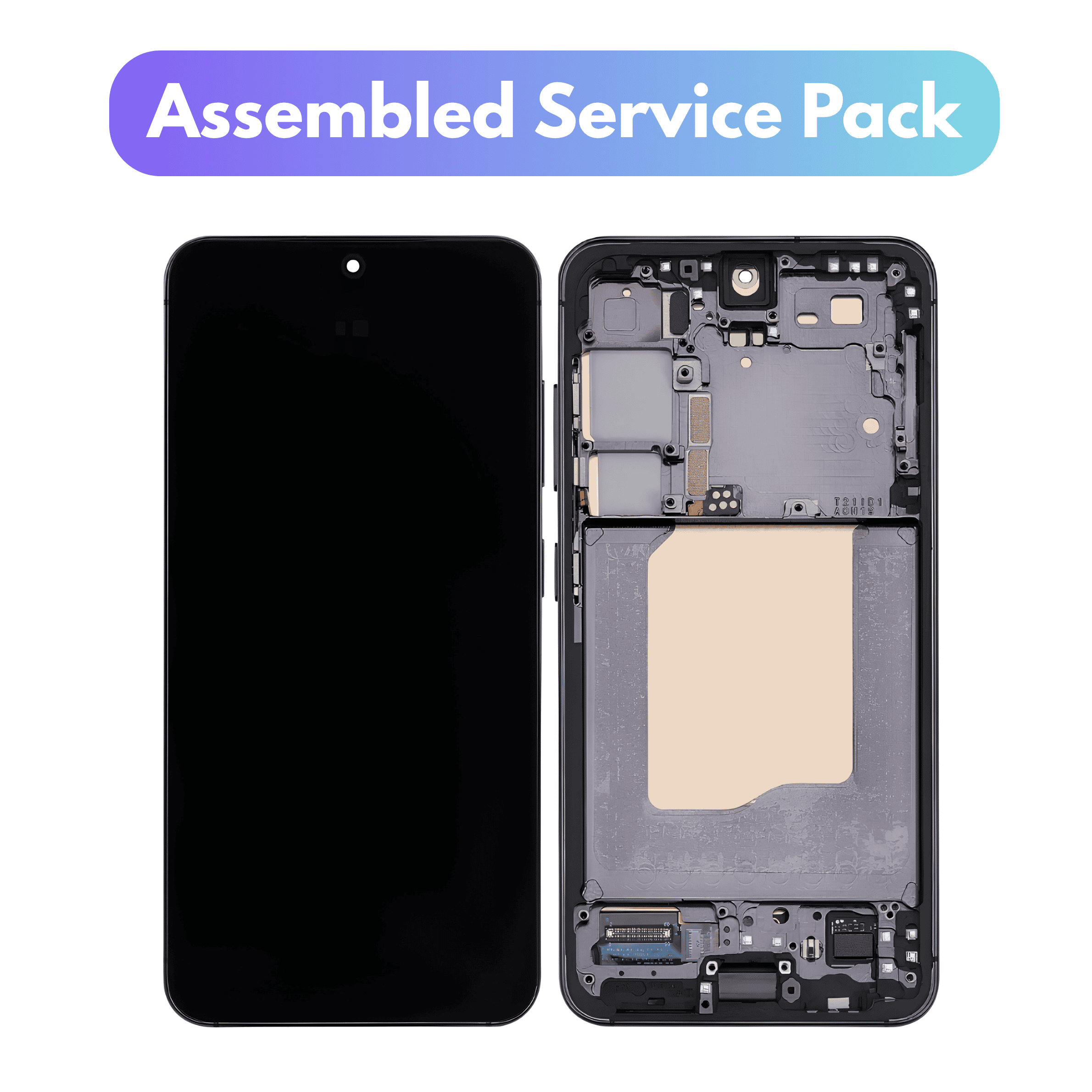 Samsung SM-S931 Galaxy S25 Assembled Service Pack Display BlueBlack (Edition)