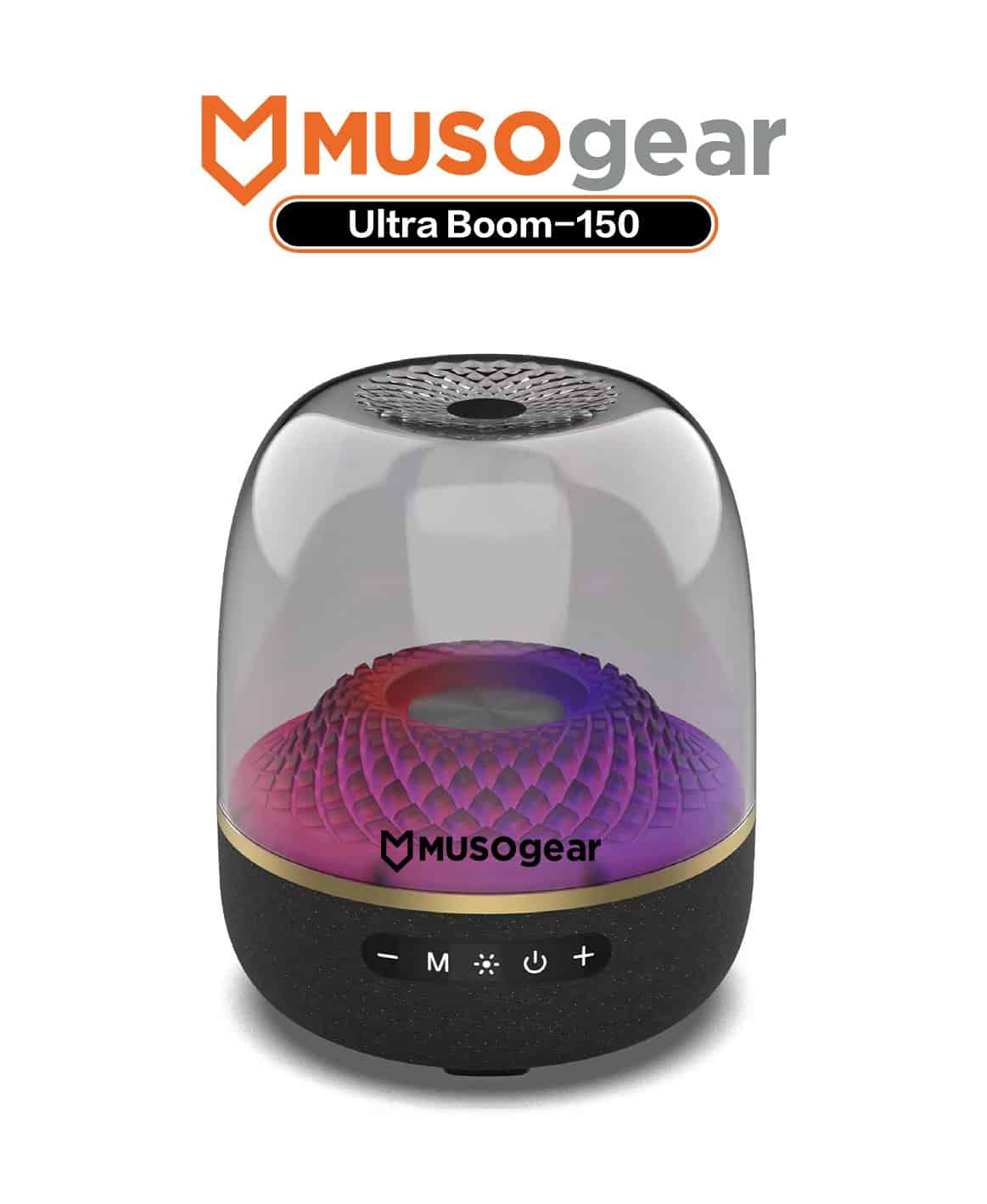 Musogear Ultra Boom-150 Smart LED Bluetooth Speaker