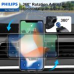 Philips Universal Dash Car Mount Phone Holder (DLK3602) - Image 2