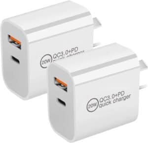 MUSO Dual Port 20W Fast [USB-C & A] Power Adapter PD