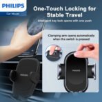 Philips Universal Dash Car Mount Phone Holder (DLK3602) - Image 3