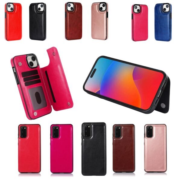 iPhone 15 Back Wallet Case