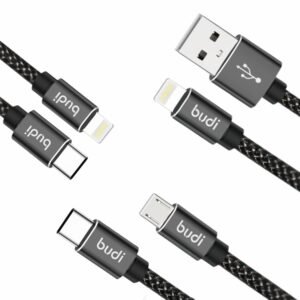 BUDI 1 Metre Charging Cables
