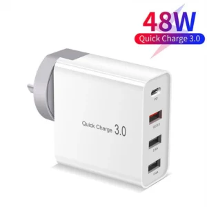 Qualcomm Quick Charge 3.0A 4 Port [QC+PD] Adapter