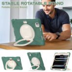 Samsung TAB A7lite T220/T225 Heavy Duty 360 Rotating Stand Case