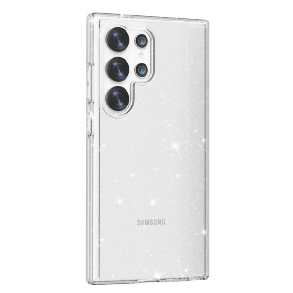 Samsung S25 FE Clear Glitter Hard Case
