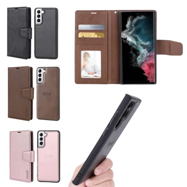 Samsung S22 Plus Hanman 2 In 1 Leather Wallet Case