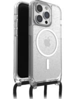 Otterbox Magsafe Case For iPhone 15 Pro Clear Glitter with necklace holder - Image 2