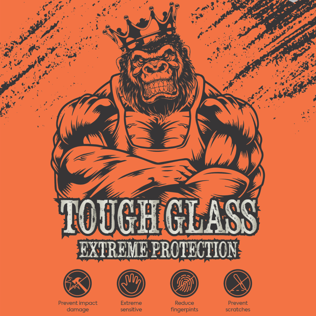 MUSO Tough Glass Extreme 9D Full TPG Screen Protector - iPhone - Image 1