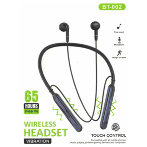 MUSOgear Neckband Bluetooth Wireless Earphones Vibration Touch Control (BT-002)