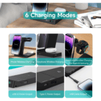 MUSOgear 6-in-1 Wireless Charger Charging Station - Image 3
