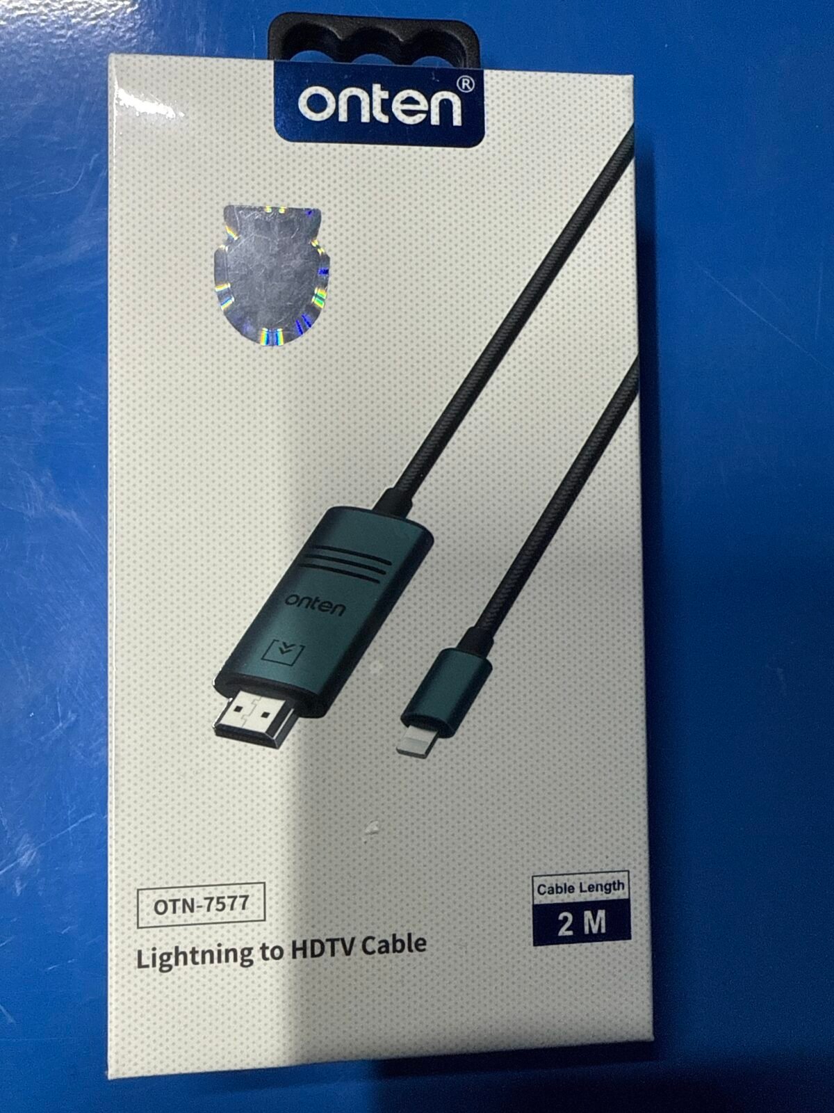 Lightning TO HDTV Cable  2m OTN-7577 - Image 1