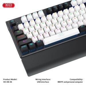 XO KB-06 wired mixed color luminous mechanical keyboard set