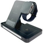 Remax RP-W70-WCH Minxl Pro Series 22W 3-in-1 Foldable Wireless Charger with Light, Black - Image 2